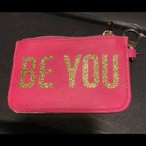 Charming Charlie wallet and luggage tag set